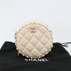 Chanel Round Clutch with Chain Quilted Calfskin with Pearl Detail