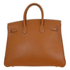 Hermes Birkin Handbag Orange Togo with Palladium Hardware