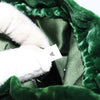 Secondhand Prada Beads Pouch Green Velvet Accessories