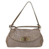 Secondhand Chloe Lily Handbag Silver Canvas Bags