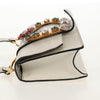 Secondhand Miu Miu Madras Crystal Buckle Shoulder Bag