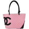 Chanel Cambon Tote Quilted Leather