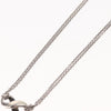 Tiffany & Co. Infinity Double Chain Pendant Necklace Silver