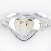 Tiffany & Co. Heart Ribbon Ring Silver 925 and K18 Yellow Gold