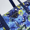 Secondhand Prada Floreal Tote Printed Tessuto