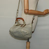 Secondhand Chloe Ethel Handbag Gray Leather Bags