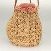 Chanel Mademoiselle Lock Tote Woven Straw