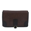 Salvatore Ferragamo Gancini Pouch Leather