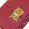 Secondhand Fendi Peekaboo Wallet Red Leather Accessories