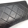 Chanel Retro Label Chain Clutch Quilted Lambskin