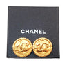 Secondhand Chanel Vintage CC Round Clip-On Earrings