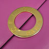 Secondhand Celine Circle logo Pink Leather Accessories