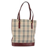 Secondhand Burberry Nova Check Tote canvas check pattern