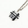 Chanel Vintage CC Pendant Long Necklace Metal