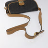 Christian Dior Vintage Honeycomb Flap Crossbody Bag Coated Canvas