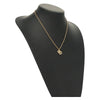 Secondhand Christian Dior CD Pendant Necklace Gold-plated