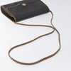 Christian Dior Vintage Honeycomb Flap Crossbody Bag Coated Canvas