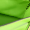 Secondhand Hermes Kelly Handbag Green Gulliver with Gold Hardware
