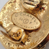 Secondhand Chanel Vintage CC Round Drop Clip-On Earrings