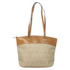 Christian Dior Vintage Honeycomb Tote Bag Canvas and Leather