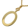 Secondhand Christian Dior VIntage Circle Pendant Necklace