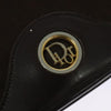 Christian Dior Vintage Trotter Flap Shoulder Bag Canvas