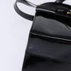 Salvatore Ferragamo Vintage Vara Bow Top Handle Bag Patent Leather