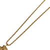 Secondhand Christian Dior CD Pendant Necklace Gold-plated