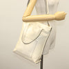 Secondhand Loewe Shopper Tote Ecru Leather Accessories