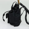 Secondhand Gucci Vintage Bamboo Backpack Nylon and