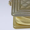 Chanel Boy Flap Bag Quilted Patent