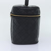 Secondhand Chanel Vanity pouch Black Leather Bags