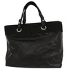 Chanel Biarritz Tote Quilted Coated Canvas