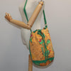 Secondhand Hermes Vintage Drawstring Bucket Shoulder Bag Printed