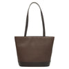 Secondhand Burberry Handle Tote Brown Leather Accessories