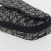 Secondhand Christian Dior Saddle Zip Pouch Diorissimo