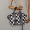 Secondhand Chanel Top Handle Satchel Gingham Print