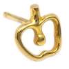 Tiffany & Co. Elsa Peretti Apple Stud Earrings 18K Yellow Gold