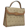 Christian Dior Vintage Honeycomb Handbag Canvas Leather