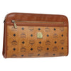 Secondhand MCM Visetos pouch Brown Canvas Accessories