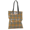Secondhand Burberry Nova Check Tote Canvas and