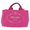 Prada Canapa Open Tote Canvas