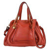 Secondhand Chloe Paraty Handbag Red Leather Bags