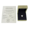 Van Cleef & Arpels Vintage Alhambra Ring 18K White Gold with Mother of Pearl and Diamond
