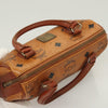 Secondhand MCM Visetos logogramme Handbag Canvas and