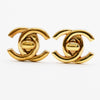 Secondhand Chanel CC Turnlock Stud Earrings