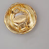 Secondhand Chanel Vintage Round Clip-On Earrings Metal with Faux