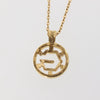 Givenchy Logo G Necklace Metal