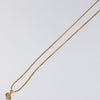 Secondhand Christian Dior CD Pendant Necklace Gold-plated