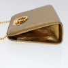 Salvatore Ferragamo Vintage Gancini Chain Shoulder Bag Leather